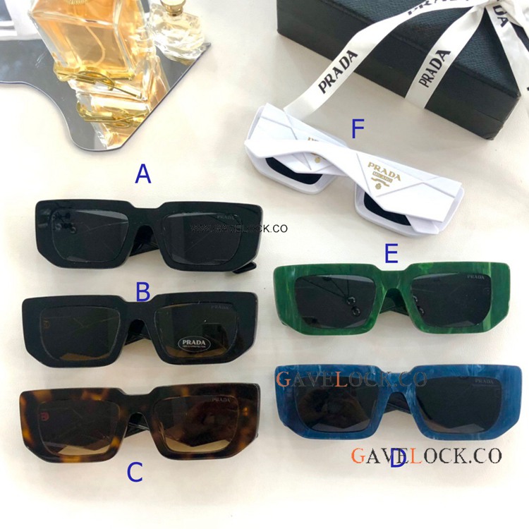 Faux Prada Symbole SPR11ZS Sunglasses Brown fading